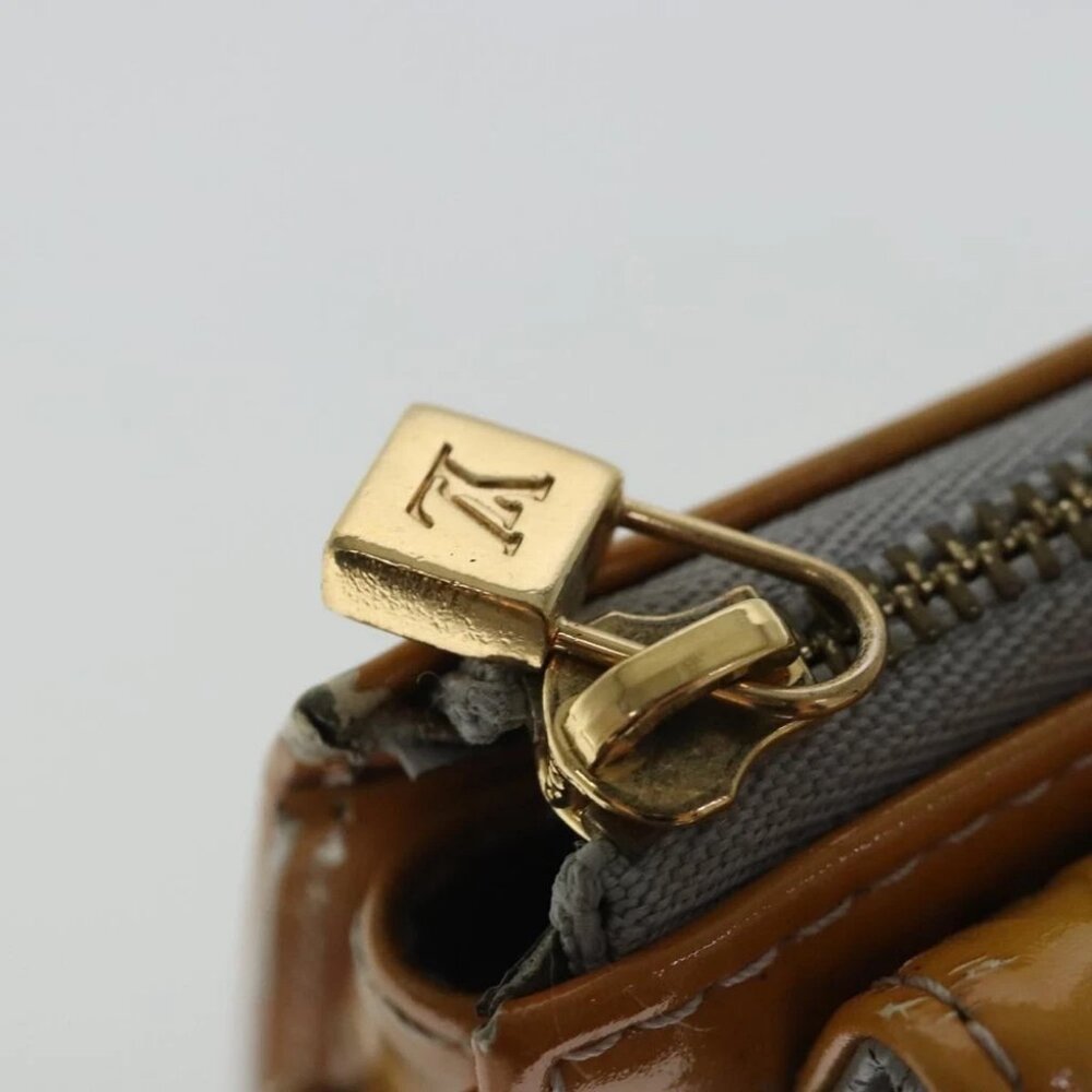 LOUIS VUITTON Monogram Vernis Motto Accessory Pouch Gris M91030 LV Auth bs19141 - Picture 15 of 16